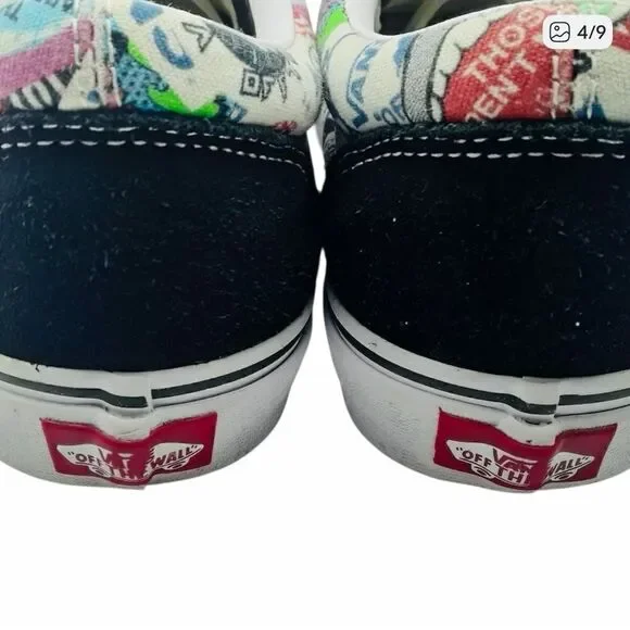 Van's Unisex Mash Up Old Skool Sneakers Size Men's 7 Women's 8,5 - Picture 7 of 9